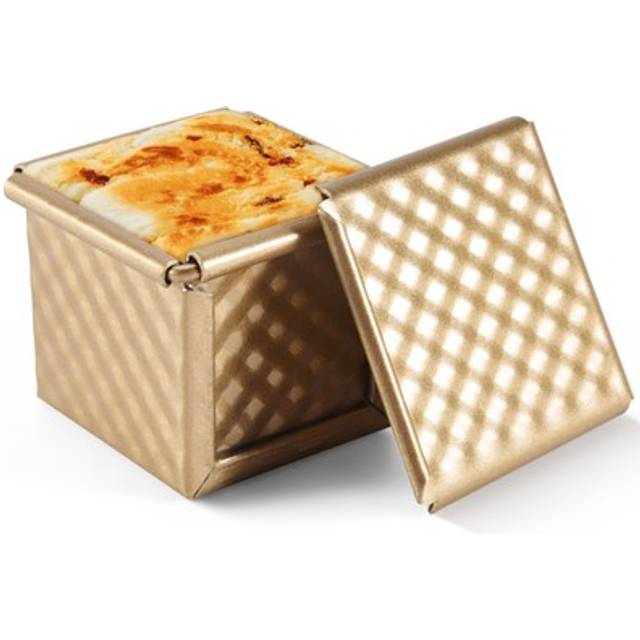 Square loaf pan with lid toast mold bread pan pullman loaf pan with cover8898