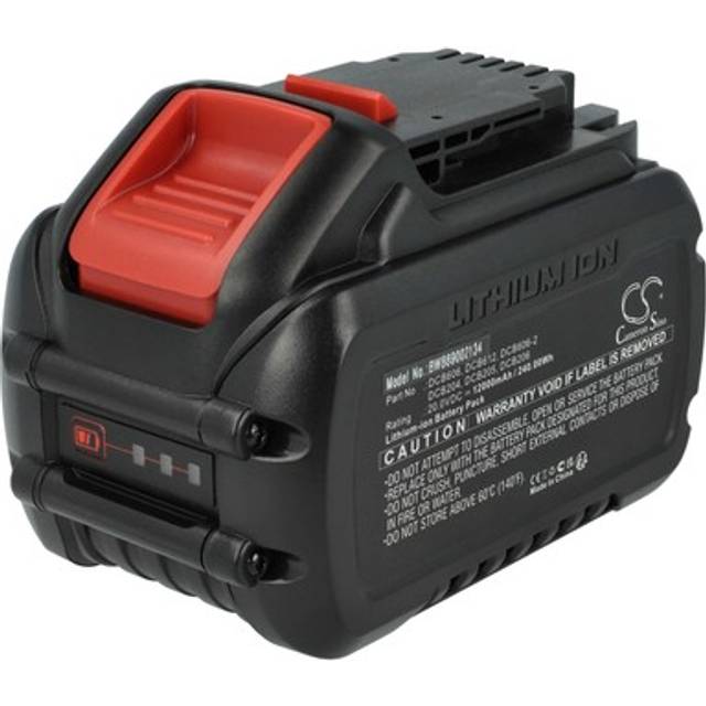 Battery for dewalt 60v max dcb180 20v/60v max flexvolt 20v max 12ah 20v