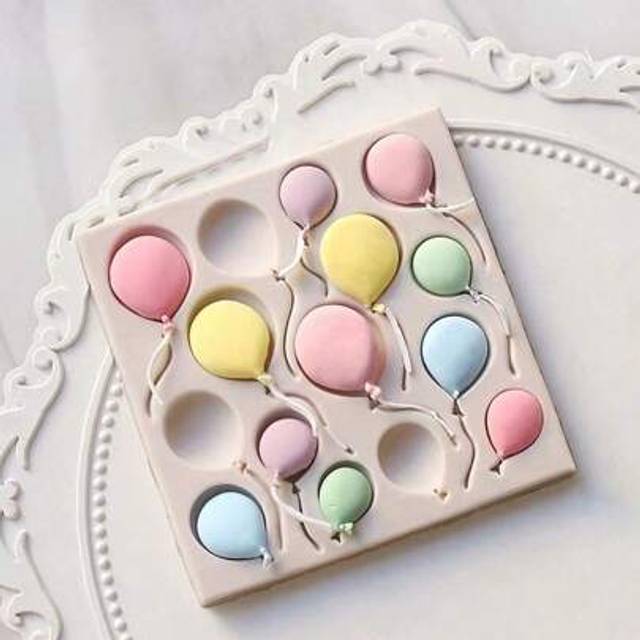SHEIN 1pc Balloon Silicone Mold, Candle Mold, Soap Mold, Resin Molds, DIY Soft Pottery Clay Drop Glue Decorative Mold, Hand Decorative Art Tools