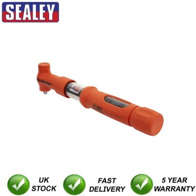 Sealey premier insulated torque wrench 1/4"sq drive 2-12nm stw806