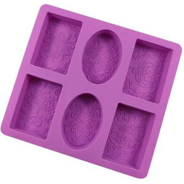 SHEIN DIY Leaf Carving Process Silicone Soap Mold For Handmade