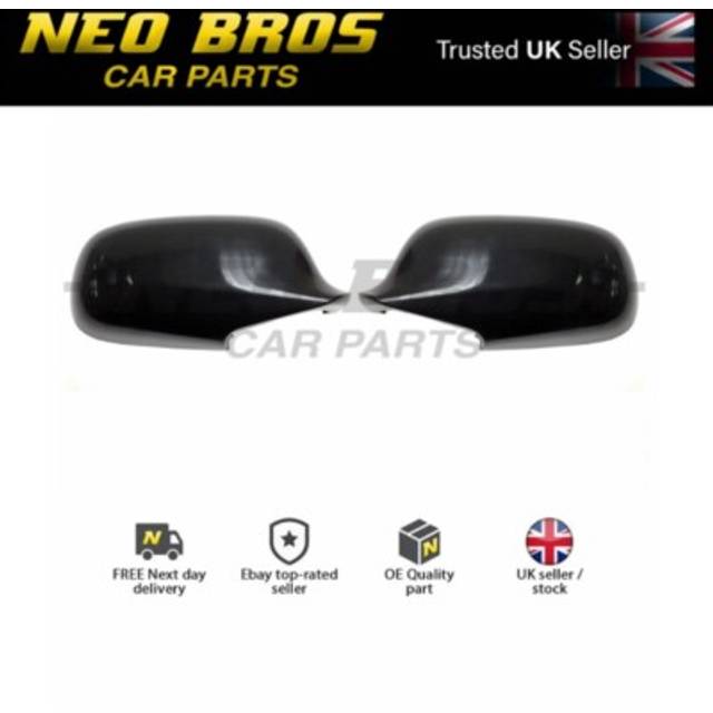 Oe quality left & right mirror cover pair saab 9-3 & 9-5 03-09 12797722 12797723