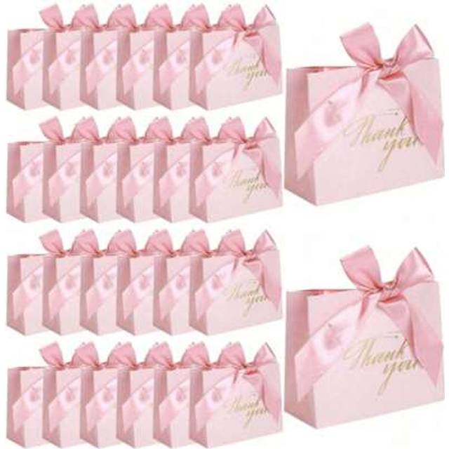 SHEIN 10/20pcs, 4.5x1.8x3.9 Inch Small Thank You Gift Bags Packing Paper Gift Box Creative Classic Envelopes Gift Boxes Wedding Favor Boxes Birthday Party W