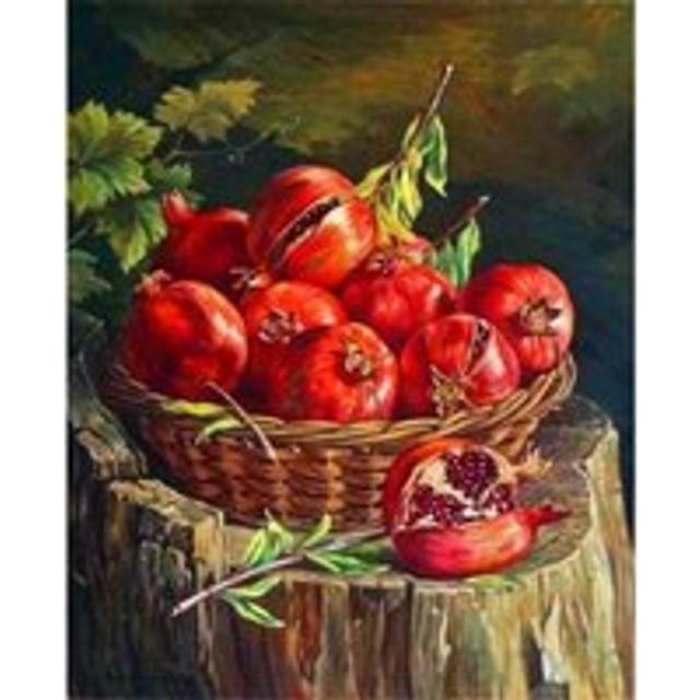 Diamond Painting Fruit 5D Diy Diamond Embroidery Grape Kitchen Home Decoration Picture 30X40CM