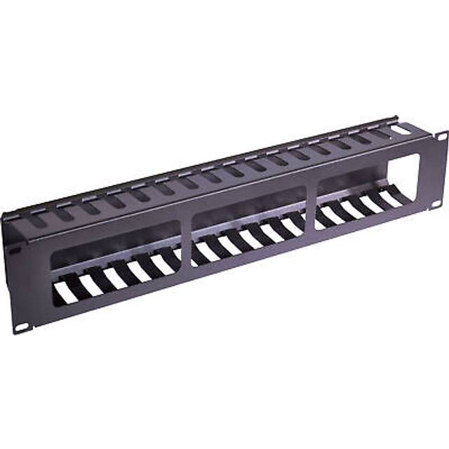 Eagle cable tidy panel with cover for all 19 inch cabinets and racks size 2u
