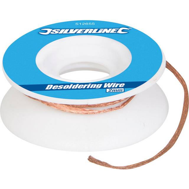 Silverline Electricians Desoldering Wire 2mm ( UK )