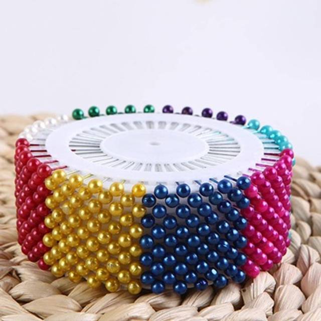 SHEIN 40/80/480pcs Pearl Head Sewing Pins, Bead Fixation Pins, Hand Sewing Pins