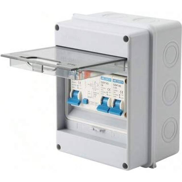 SHEIN 5 Way 40A Miniature Circuit Breaker RCD (6A+16A) Rail Mount For Shops