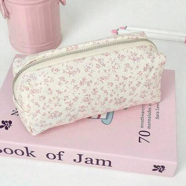 SHEIN 1pc Pink & Purple Violet Pencil Bag, Ins Style Stationery Pouch, Multi-Functional Cosmetic Organizer Bag ,Cute Multifunctional Storage Bag, Pencil Cas