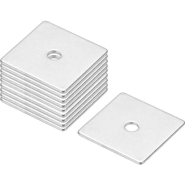 M3x20x1mm square washers, 24pcs square bearing plate washers stainless steel