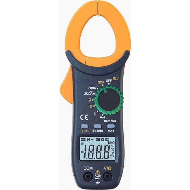 Digital Display Clamp Auto-Ranging Multimeter Testing Current Voltage Resistance