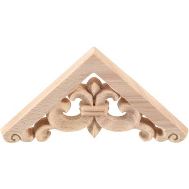 88cm wood corner onlay applique decor furniture craft unpainted v2z49873