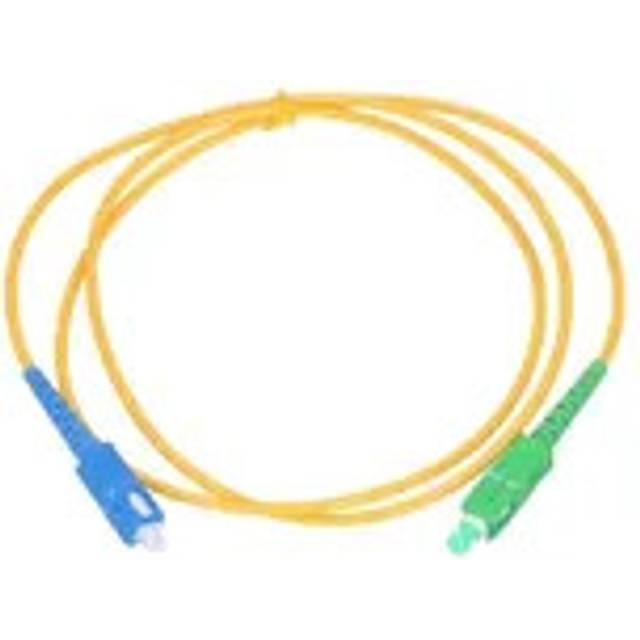 Extralink SC/APC-SC/UPC | Patchcord | Single mode, Simplex, G652D, 3mm, 1m