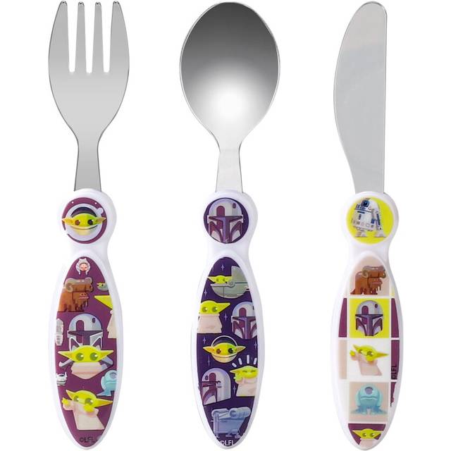 Star Wars The Mandalorian 3pcs Cutlery Set - Knife/Fork/Spoon