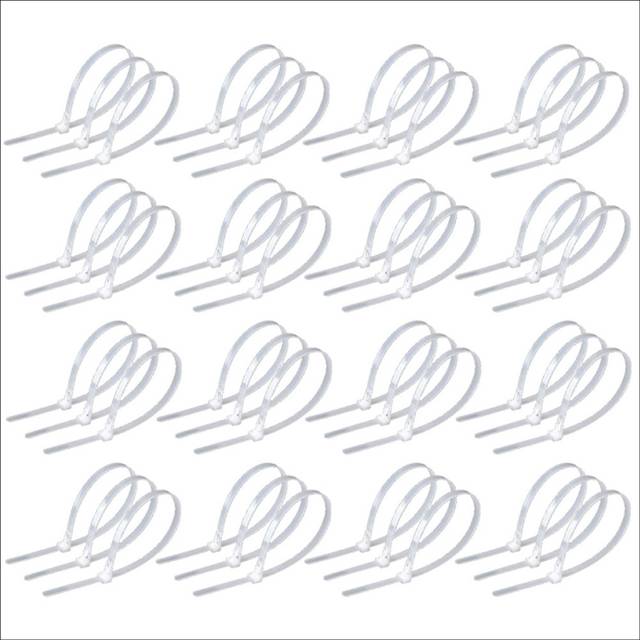 100Pcs Reusable Zip Ties 7.9 Inch, Releasable