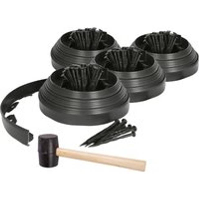 0.4 H x 400 W - Black (10,160cm W X 10.16cm H X 1.02cm D)