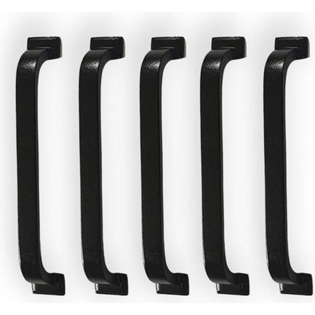Black cabinet and drawer handle pull 175mm kitchen wardrobes 5 pcs
