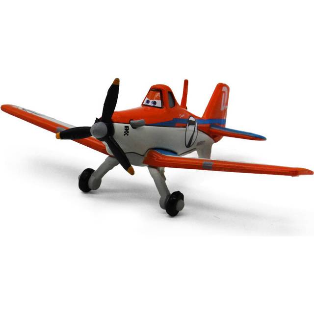(Red) Disney Pixar cars 2 Planes 2 No.7 Dusty Crophopper 7cm Metal Diecast alloy