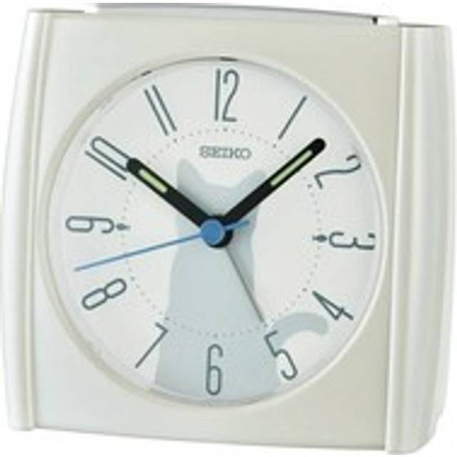 Seiko Beep Alarm Clock Silver 8.5cm Qhe209w
