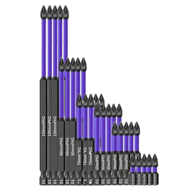 Magnetic Drill Bits Anti-Slip and Shock-Proof with Screwdriver Set (5Set)