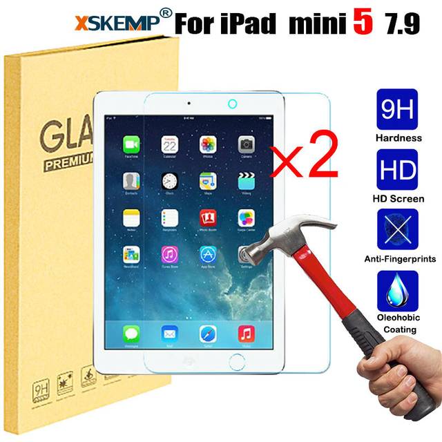 2pcs for ipad mini 5 7.9 a2133 a2124 a2126 2125 tempered glass screen protector