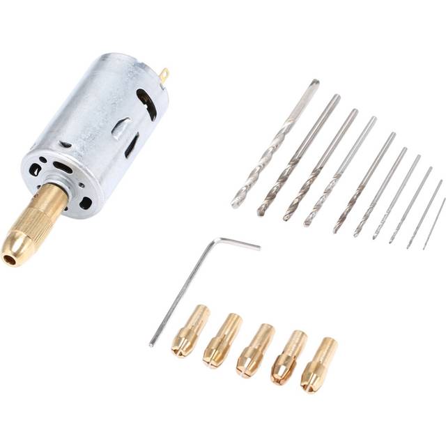 Mini Electric Hand Drill Bit Set DC 12V Motor