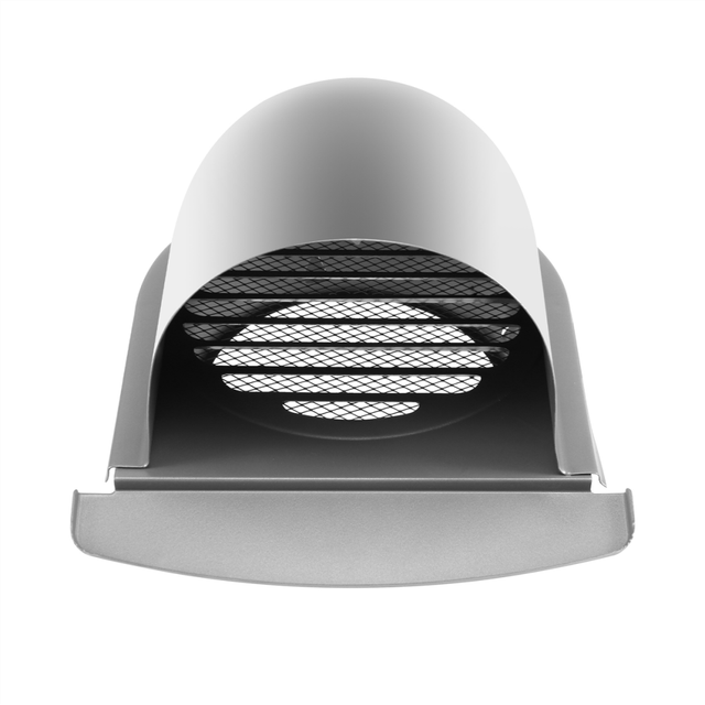 6Inch 150mm Waterproof Stainless Steel Vent Hood Anti-Corrosion Exhaust Extractor for Wall Air Outlet Cover,C