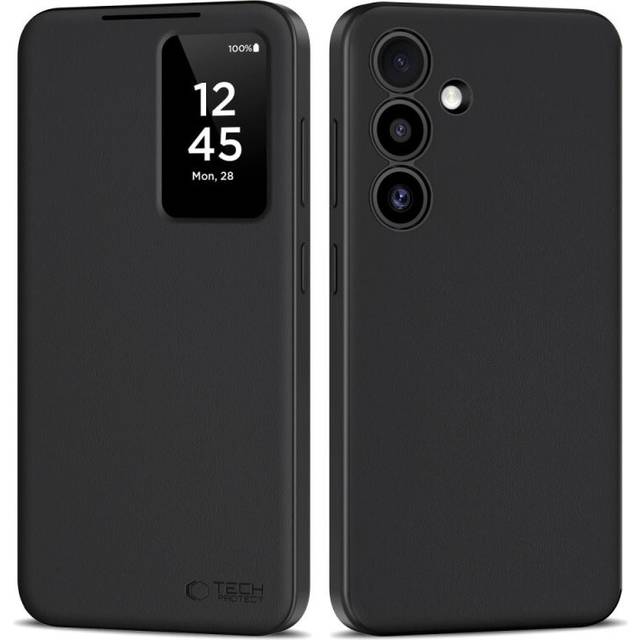 Tech-Protect Galaxy S25 Plus Plånboksfodral Smart - Matt Svart