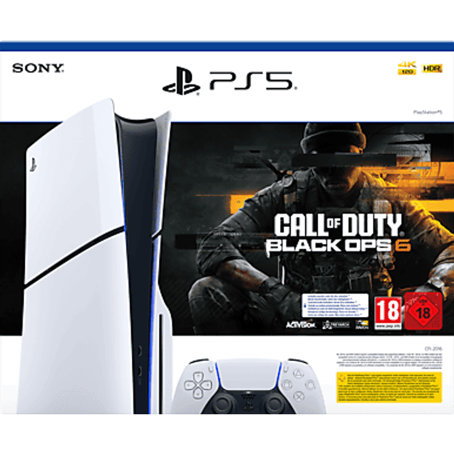 SONY PlayStation 5 Console (Model Group - Slim) Call of Duty: Black Ops 6 Bundle, White