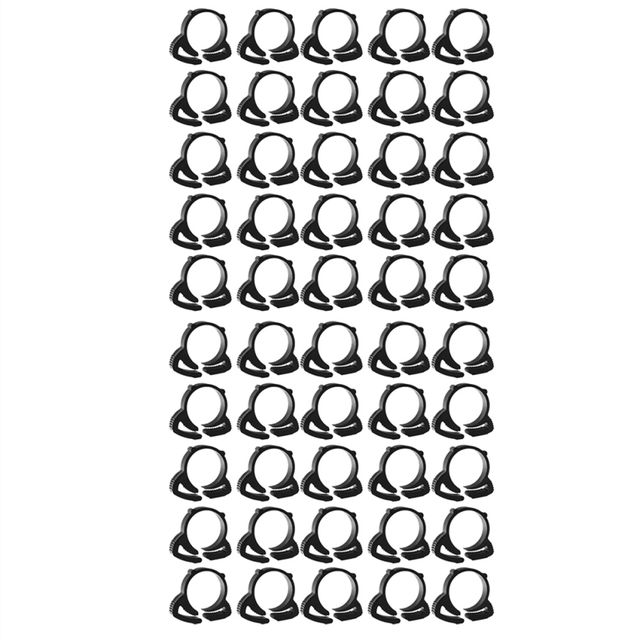 50PCS PE Pipe Clamp Î¦20 Irrigation Fixed to Prevent Water Leakage Sprinkler Drip Accessories Snaps