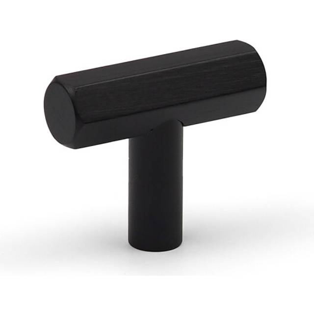 Black hexagon bar handles matt kitchen cupboard drawer wardrobe door pulls, knob