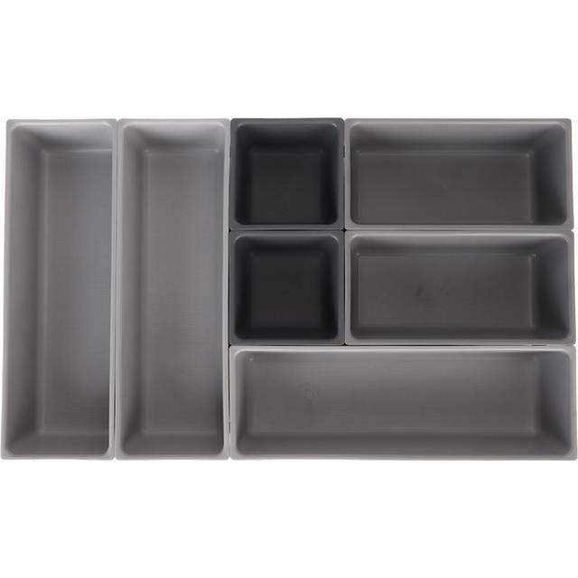 Silverware Drawer Organizer Sturdy Plastic Large Capacity Multifunction Utensil Organizer for Knife