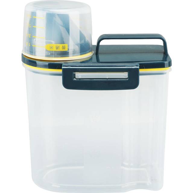Rice Storage Bin Cereal Containers Dispenser Airtight Pour Spout Food Storage Container With L(for 6.5-9kg)