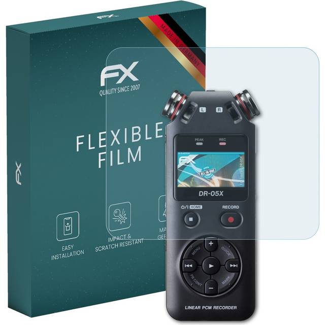 Atfolix 3x Screen Protector For Tascam Dr-05x Protective Film Clear&flexible