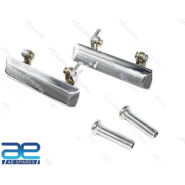 Exterior door handle door & push knob set chrome for suzuki sj410 sj413