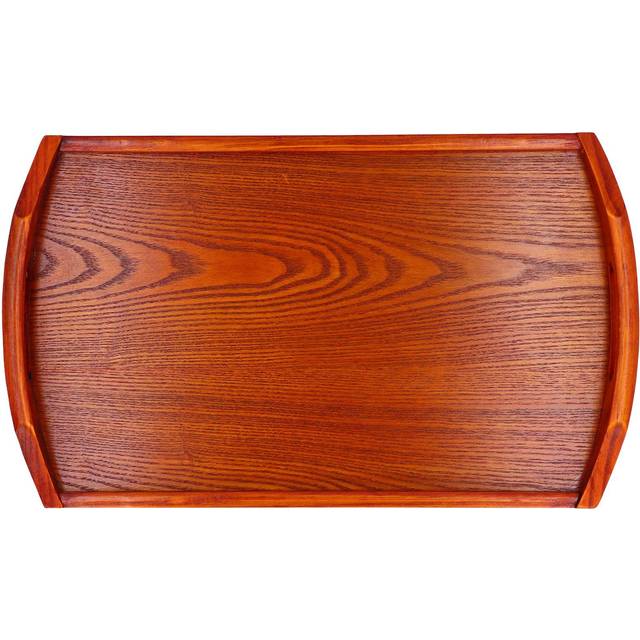 Rectangular Wooden Tray with Handle Food Serving Tray Storage Tray for Dinner Restaurant
