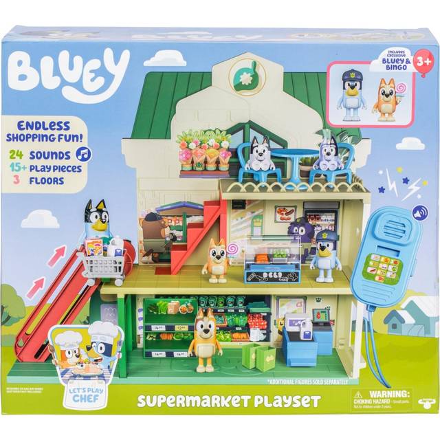 Bluey Chef Supermarket Playset
