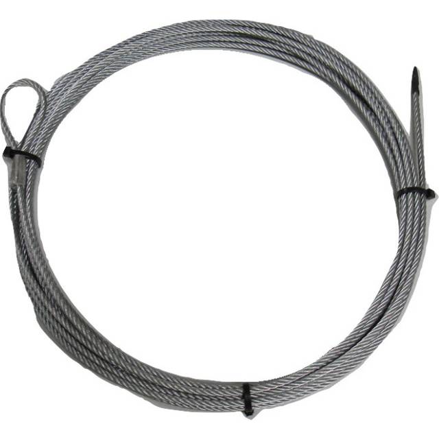 Galvanised Steel Wire Rope With Loops 5MM 7x19 (10M 7 x 19 Rigging Marine)