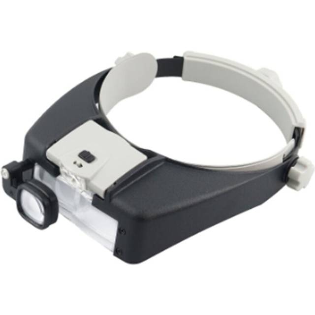 LED Headband Headset Head Lamp Light Jeweler Magnifying Glass Loupe
