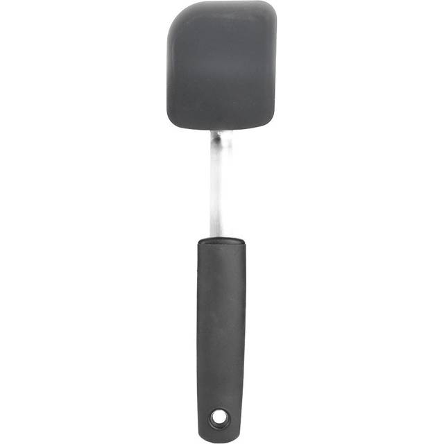 Silicone Small Size Turner Spatula with Stainless Steel Handle for Non Stick Cookware