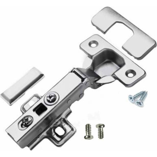 Soft close kitchen cabinet door hinge slow shut inc screw cover 35mm cup 10 pack