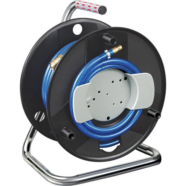 Air Hose Drum 20 Meters | Made in Austria | Brennenstuhl 1127020010 | Hose 20 m, Ã-6/12 mm | Hose Reel Compact, Solid & Robust | Maximum Hose