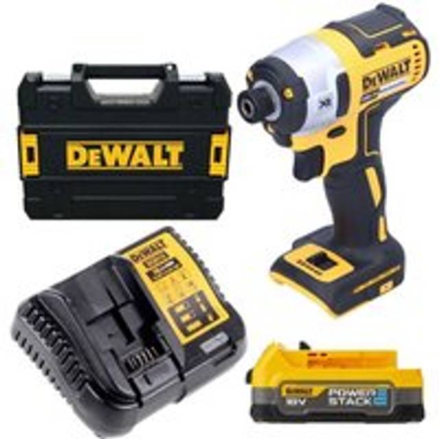 DeWalt DCF887E1T 18V XR Brushless Impact Driver 3 Speed - 1 x POWERSTACK Battery
