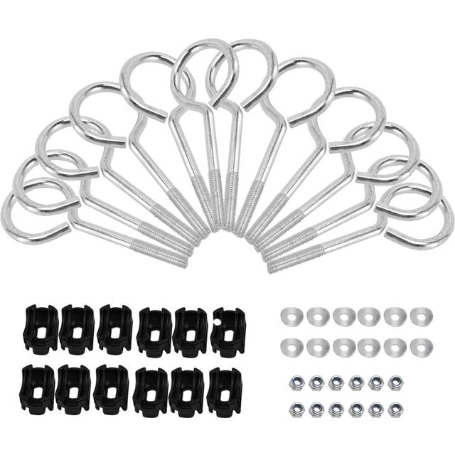 Trampoline Screws Steel Kit Replacement Screw Stability Tool with Round Nut Parts