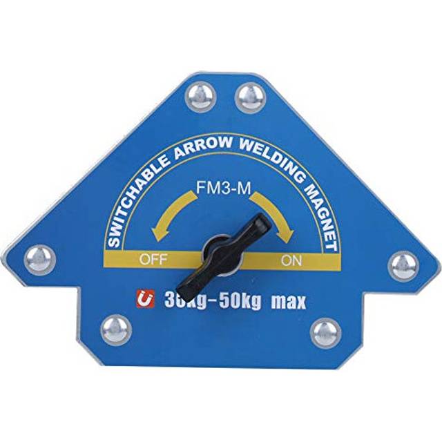 Welding Magnet, Magnetic Welding Clamps Switchable Arrow Welding Magnet 30-50KG Suction High Accurancy Welding Magnet Multi Angle Welding Magnet