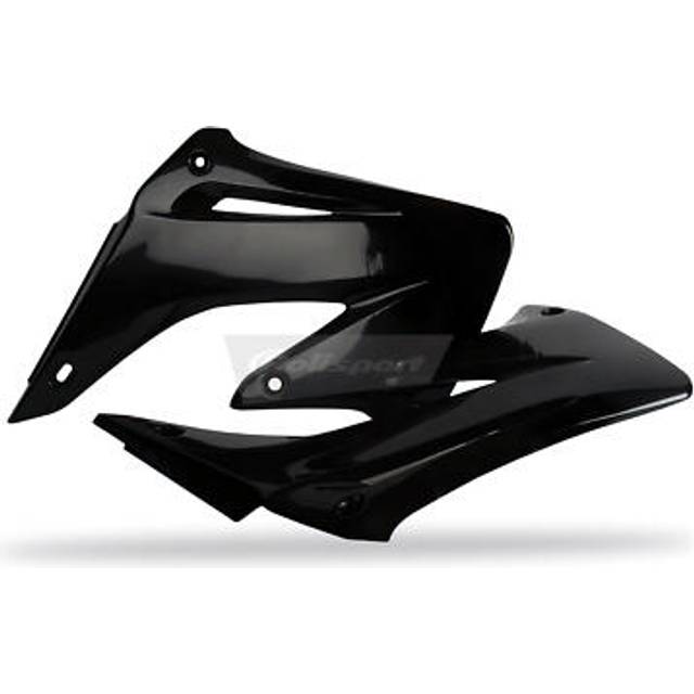 POLISPORT Radiator Covers Black Honda CRF250R/CRF450R