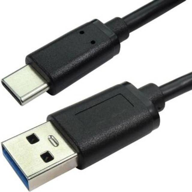 Antimicrobial usb-a to usb-c lead, 2m black - usb3a-c-2m-antimicro
