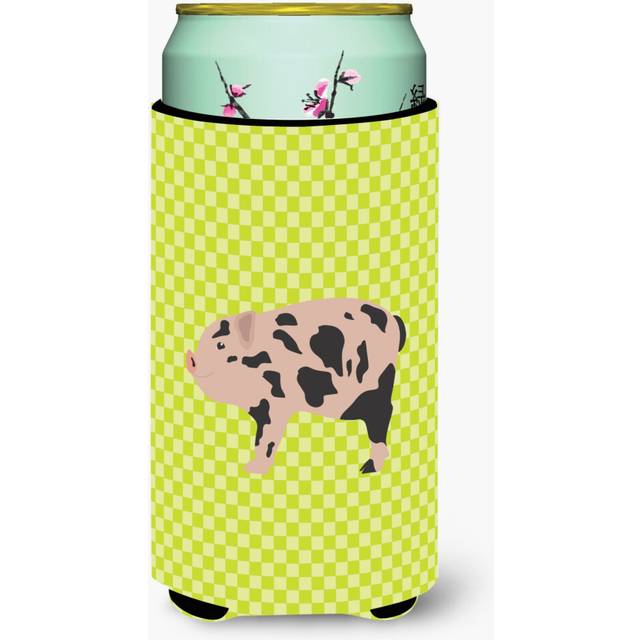 Caroline's Treasures Mini Miniature Pig Green Decorative Can Hugger  Tall Boy  Multicolor