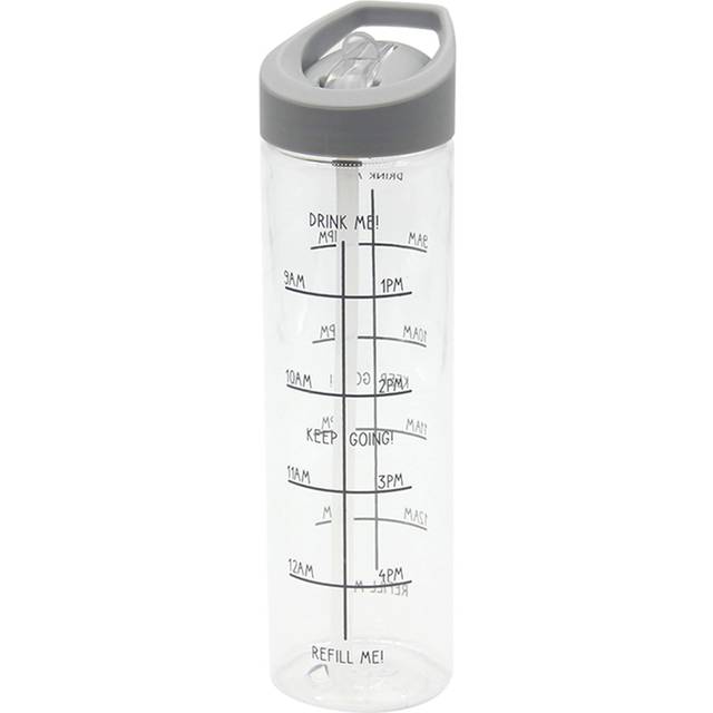 Tesco Grey Tracker Water Bottle 550Ml
