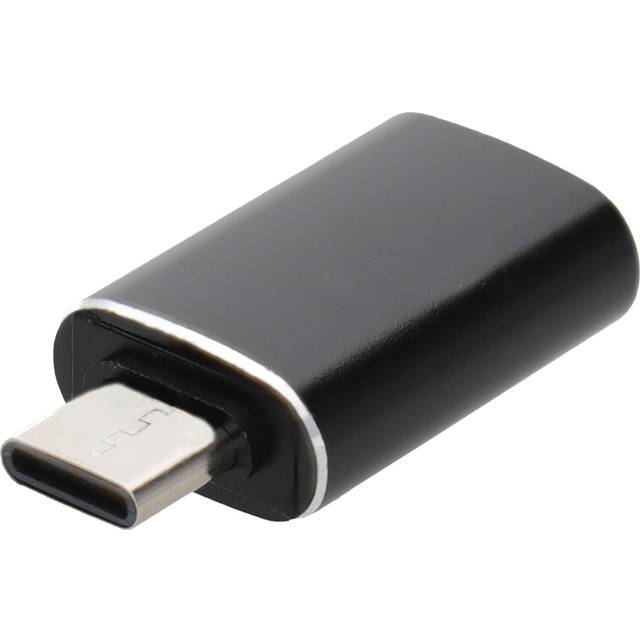 Usb 3.0 otg type-c to usb-type a female data transfer adapter converter black